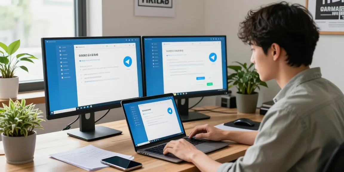 Setting up Telegram Chinese interface in a modern workspace